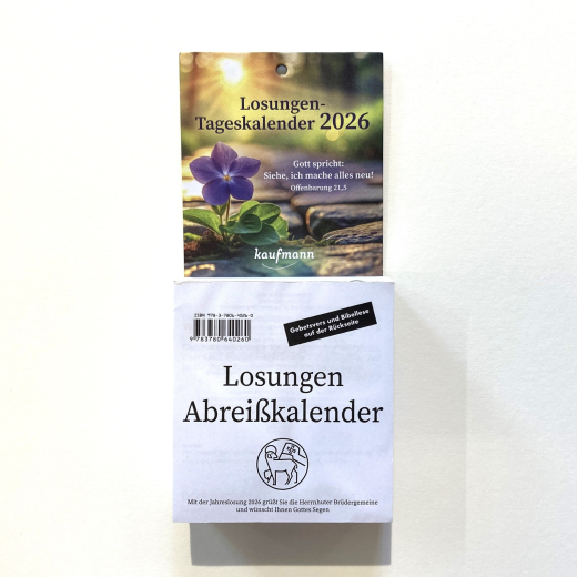 Losungen-Abreißkalender 2026