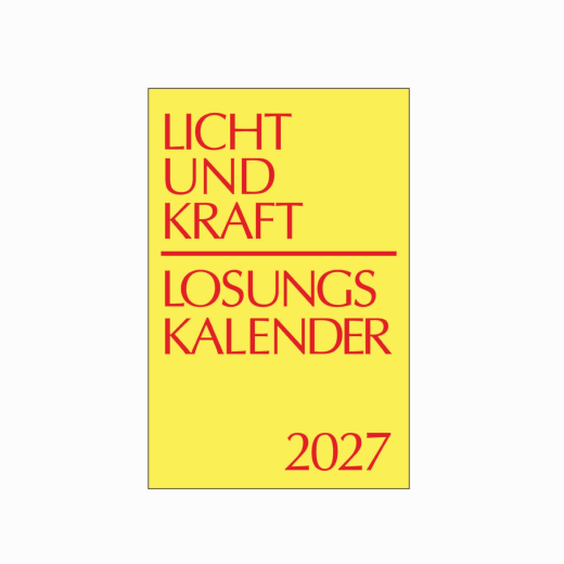 Losungskalender »Licht und Kraft« 2027, Reiseausgabe
