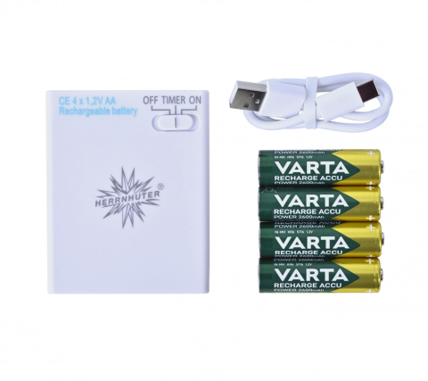 Akku-Batteriehalter mit Timer