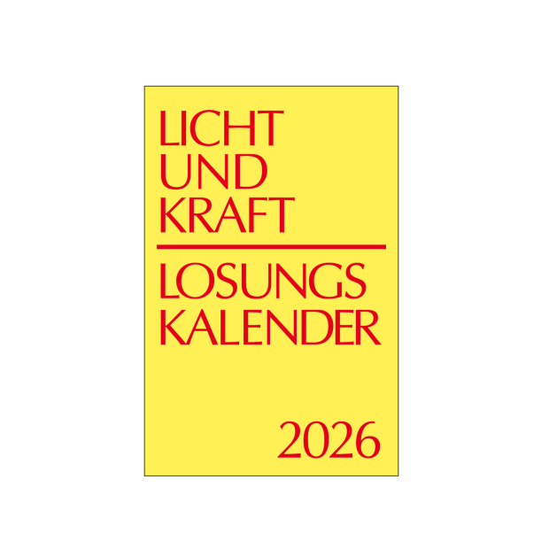 Losungskalender »Licht und Kraft« 2026, Reiseausgabe